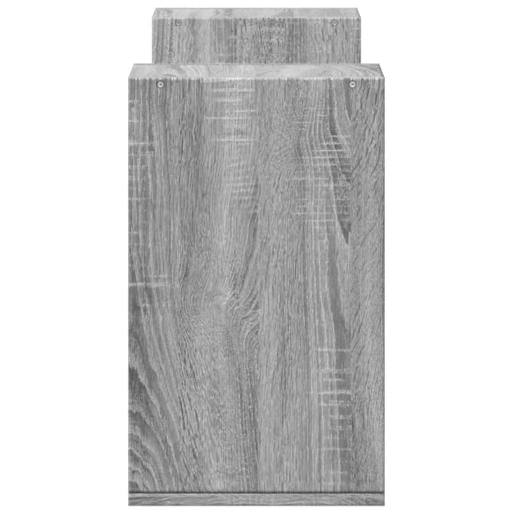 Έπιπλα Τηλεόρασης 2 τεμ. Γκρι Sonoma 75x30x50 εκ. Επεξ. Ξύλο 7