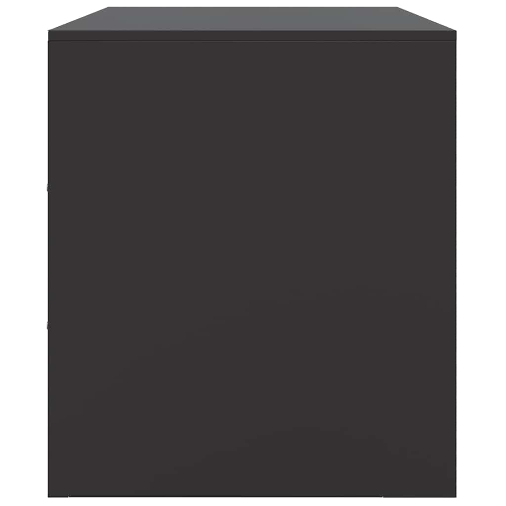 Έπιπλα Τηλεόρασης 2 τεμ. Μαύρο 67 x 39 x 44 εκ. από Χάλυβα 8