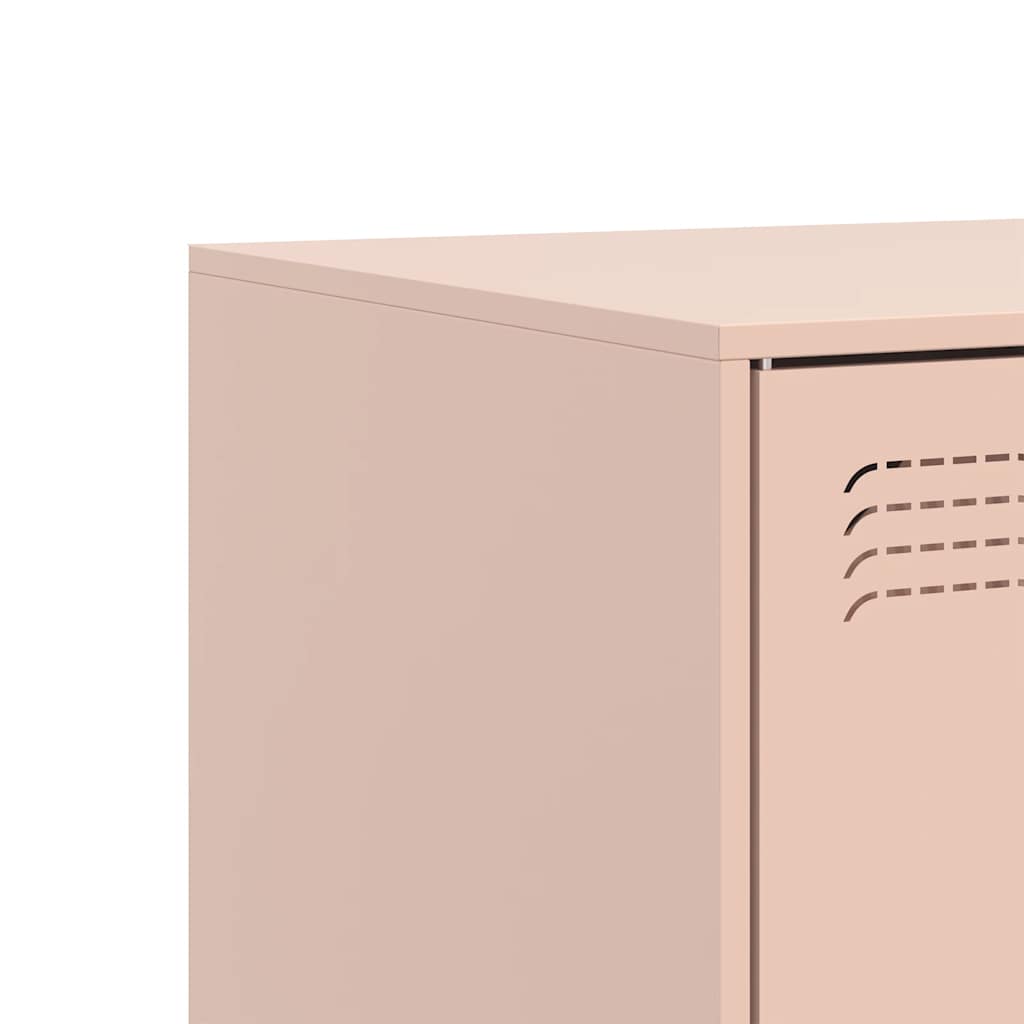 Έπιπλο Τηλεόρασης Ροζ 67 x 39 x 44 εκ. από Χάλυβα 9