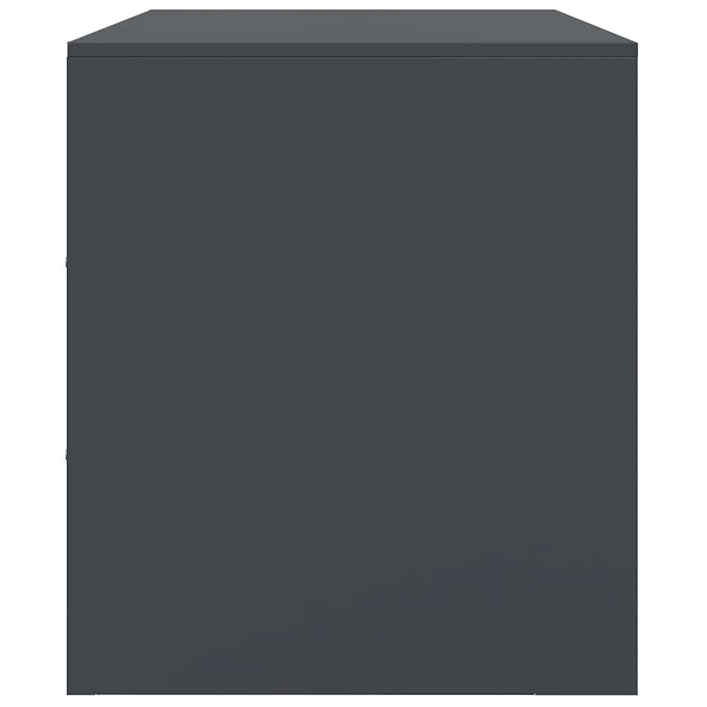 Έπιπλο Τηλεόρασης Ανθρακί 67x39x44 εκ. από Χάλυβα 8