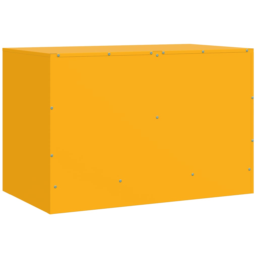 Έπιπλο Τηλεόρασης Μουσταρδί Κίτρινο 67x39x44 εκ. από Ατσάλι 9