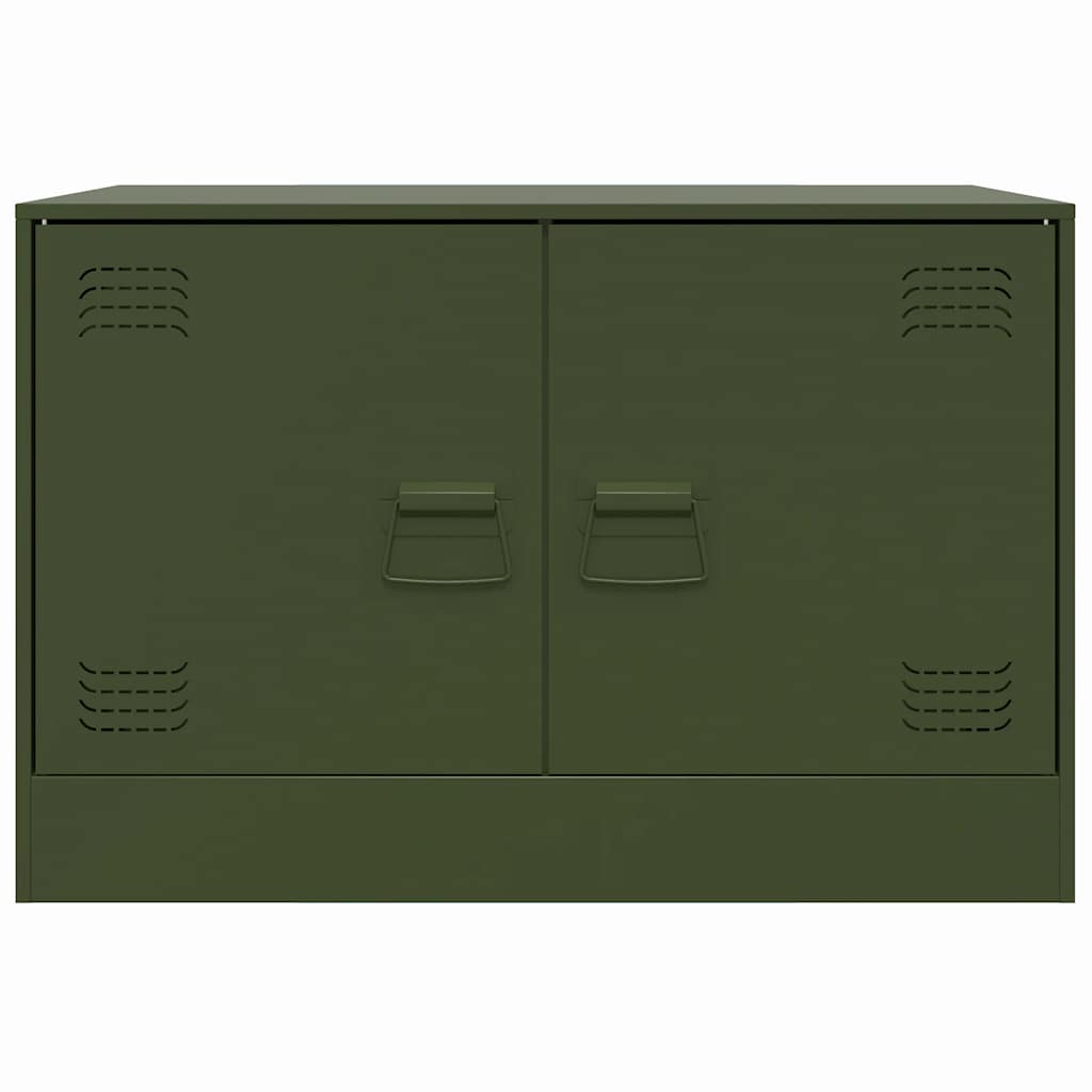 Έπιπλο Τηλεόρασης Πράσινο Λαδί 67x39x44 εκ. από Ατσάλι 6
