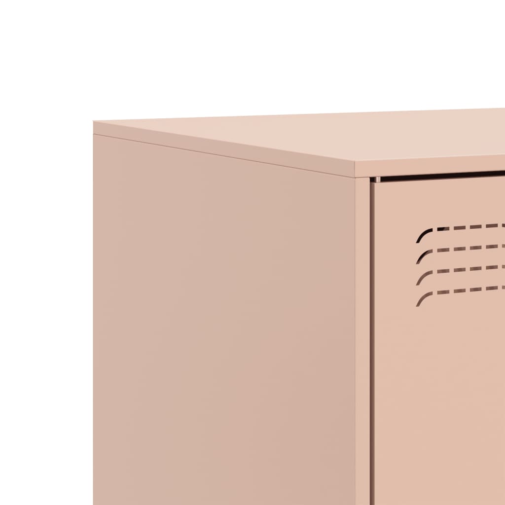 Έπιπλο Τηλεόρασης Ροζ 99x39x44 εκ. από Ατσάλι 11