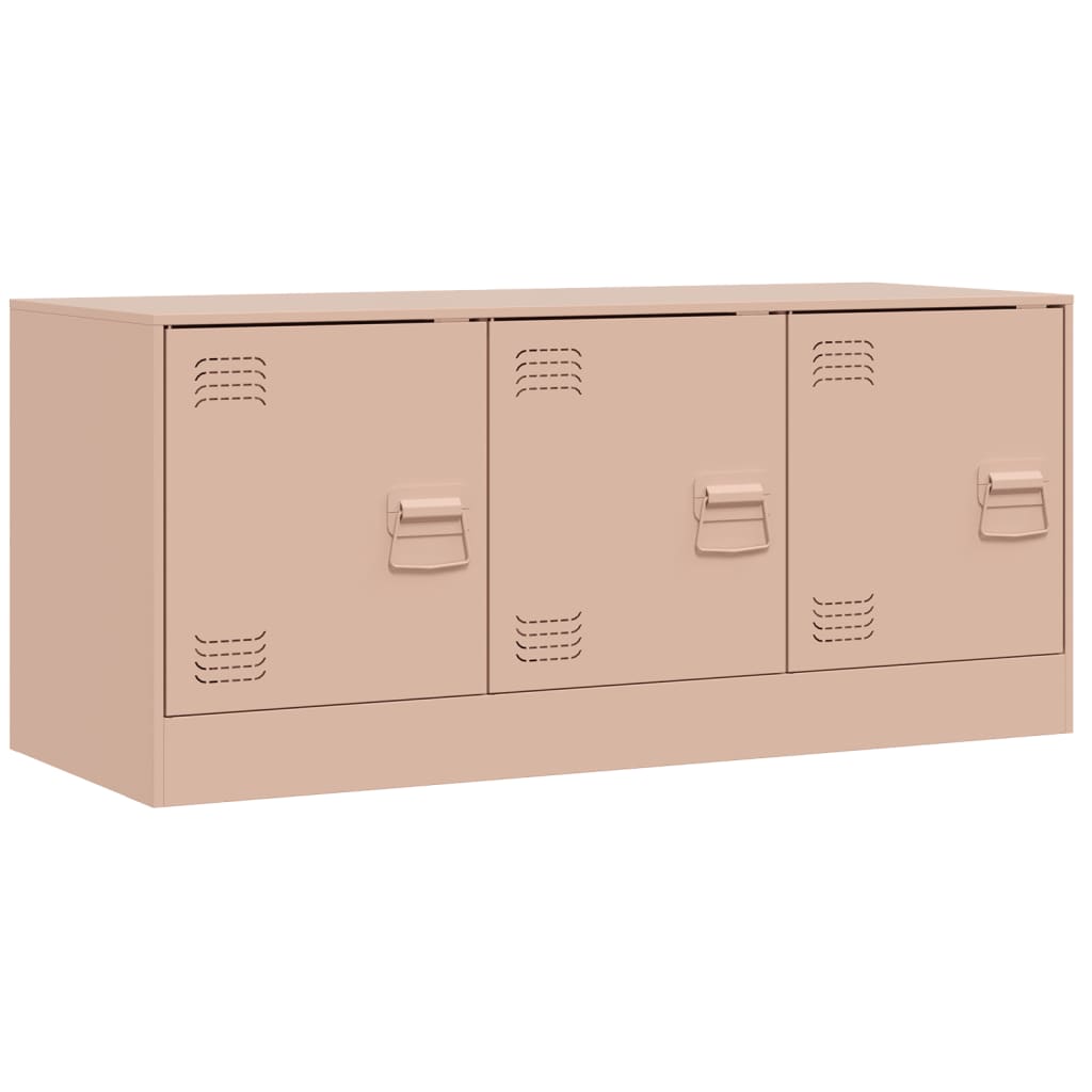Έπιπλο Τηλεόρασης Ροζ 99x39x44 εκ. από Ατσάλι 2