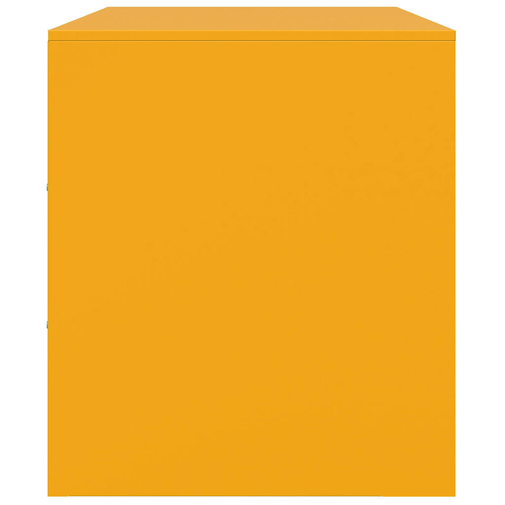 Έπιπλο Τηλεόρασης Μουσταρδί Κίτρινο 99x39x44 εκ. από Ατσάλι 8