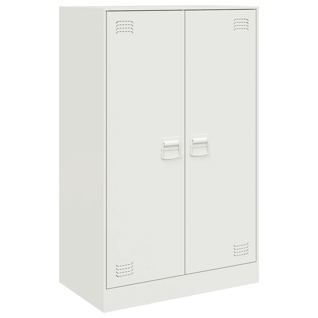 Μπουφές Λευκός 67x39x107 εκ. από Ατσάλι 2