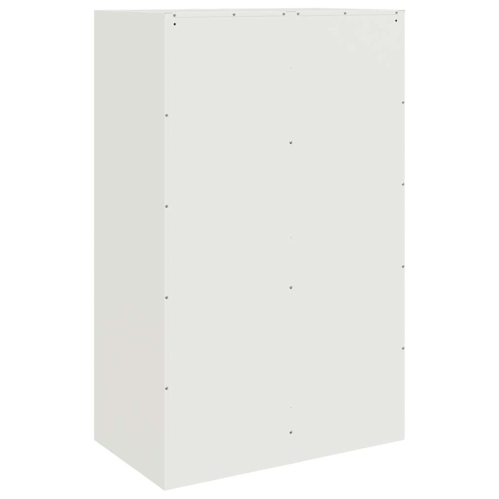 Μπουφές Λευκός 67x39x107 εκ. από Ατσάλι 9