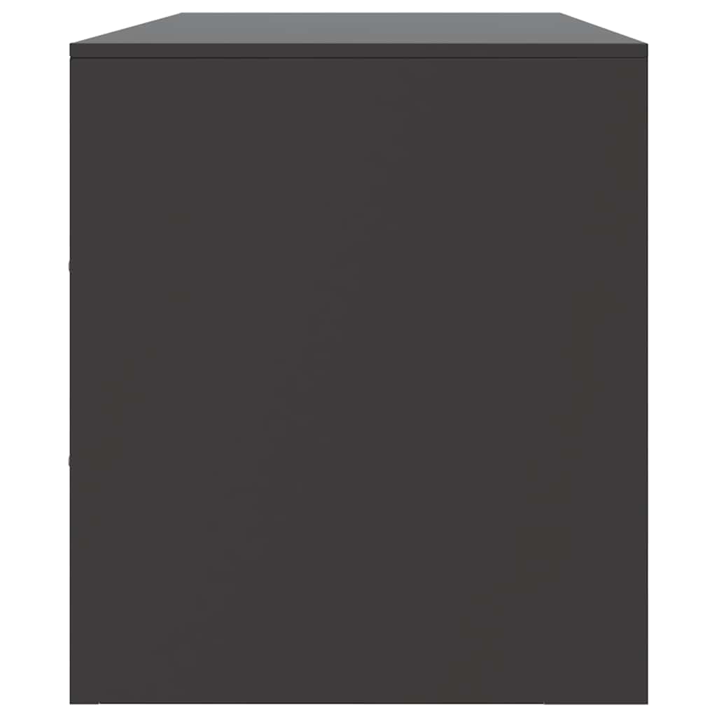 Έπιπλο Τηλεόρασης Μαύρο 99x39x44 εκ. από Ατσάλι 8