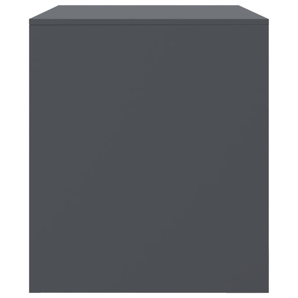 Έπιπλο Τηλεόρασης Ανθρακί 67x39x44 εκ. από Χάλυβα 8