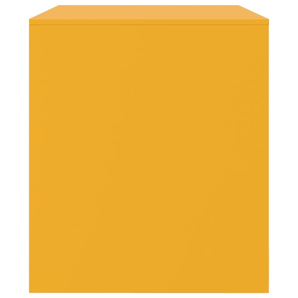 Έπιπλο Τηλεόρασης Μουσταρδί Κίτρινο 67x39x44 εκ. από Ατσάλι 8