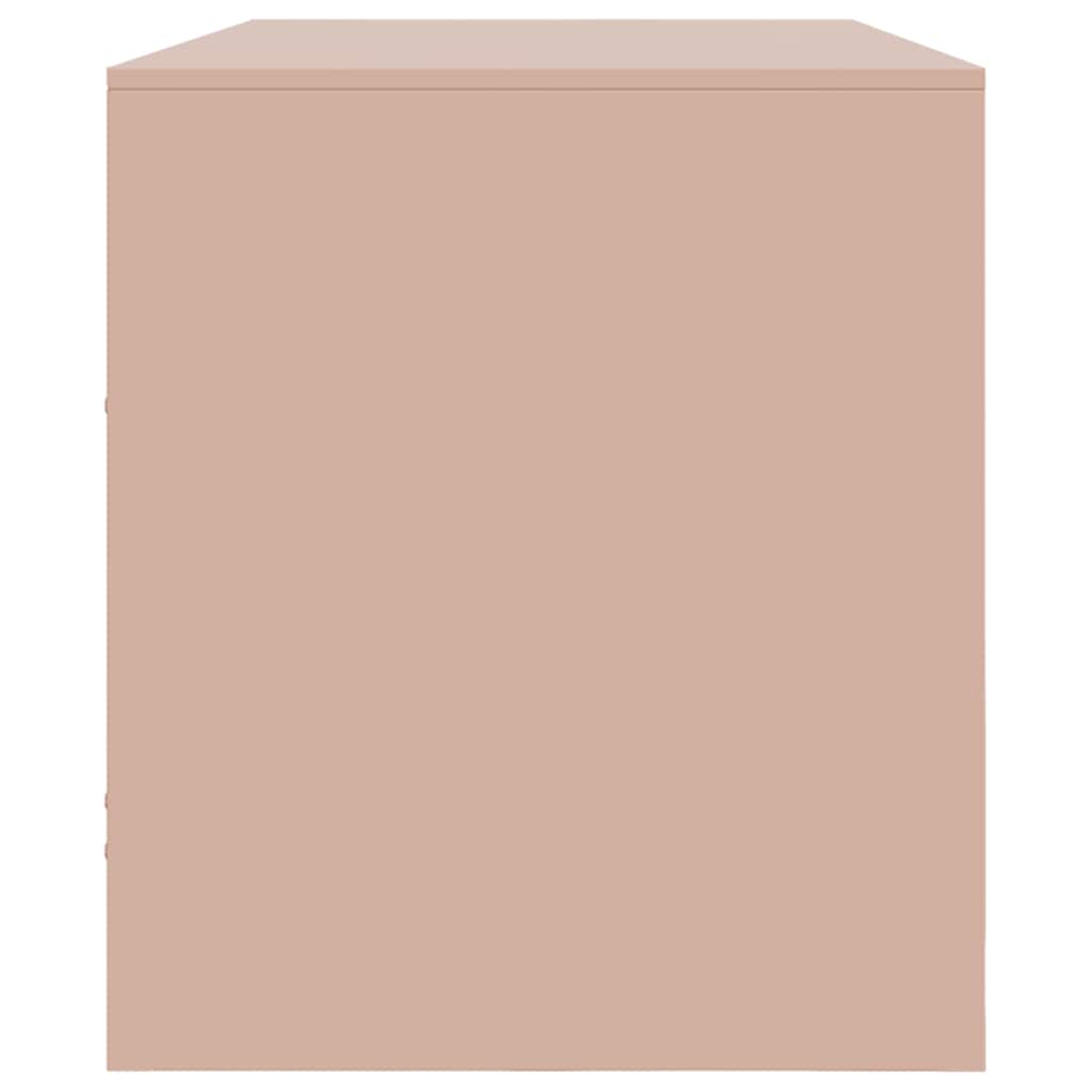 Έπιπλο Τηλεόρασης Ροζ 99x39x44 εκ. από Ατσάλι 8