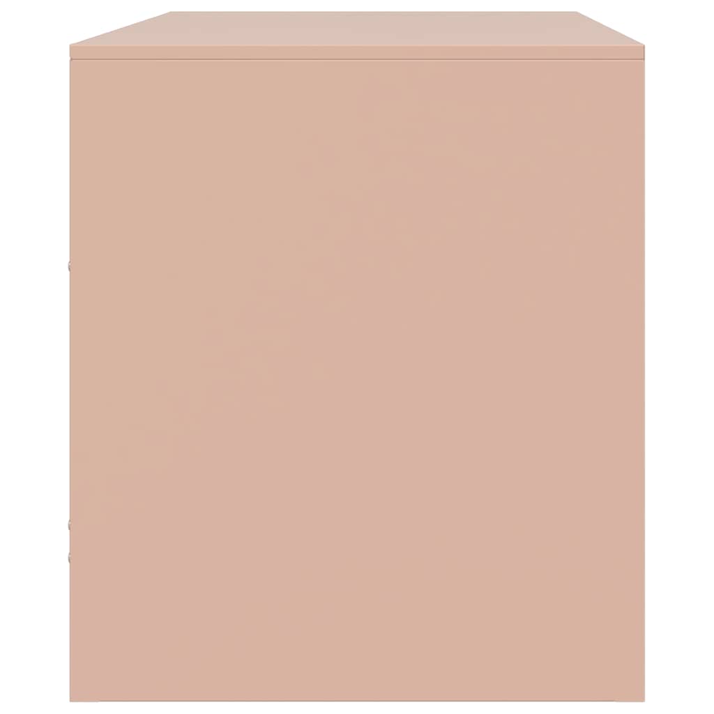 Έπιπλο Τηλεόρασης Ροζ 67 x 39 x 44 εκ. από Χάλυβα 8