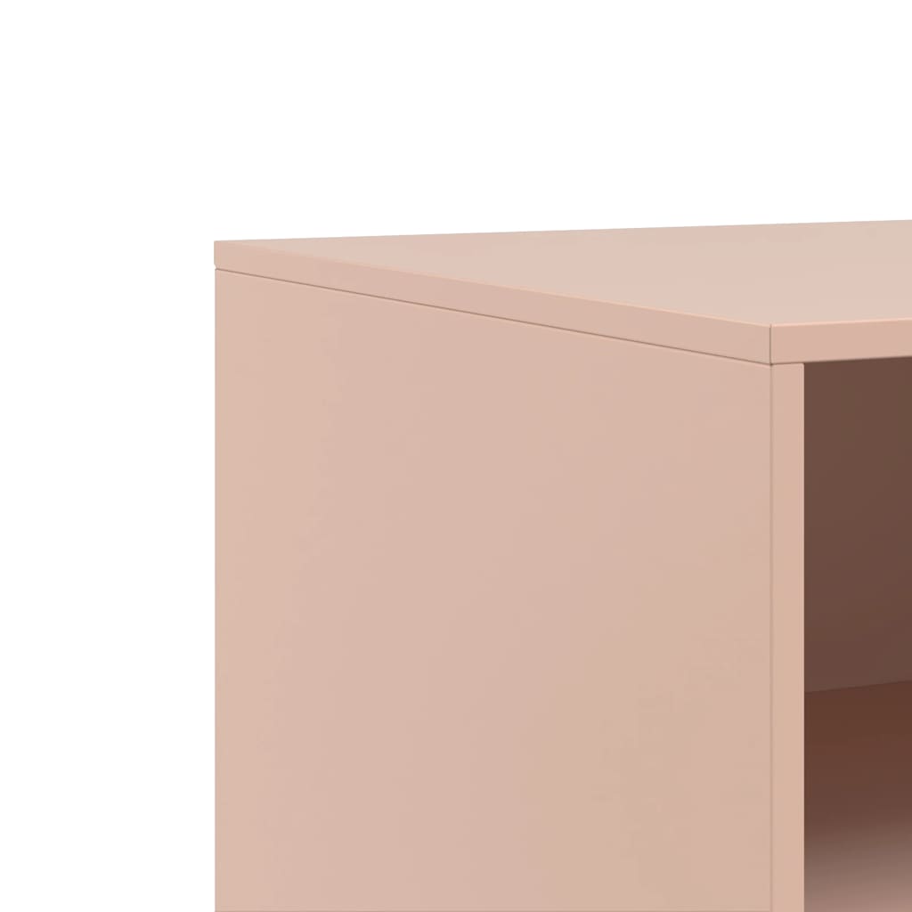 Έπιπλα Τηλεόρασης 2 τεμ. Ροζ 67 x 39 x 44 εκ. από Χάλυβα 10
