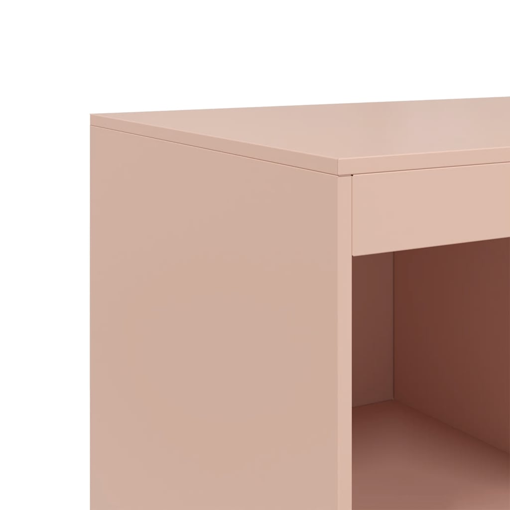 Ραφιέρα Ροζ 67x39x95 εκ. από Ατσάλι 10