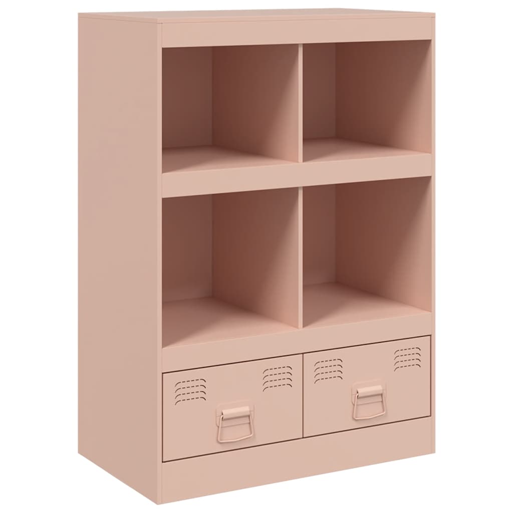 Ραφιέρα Ροζ 67x39x95 εκ. από Ατσάλι 2