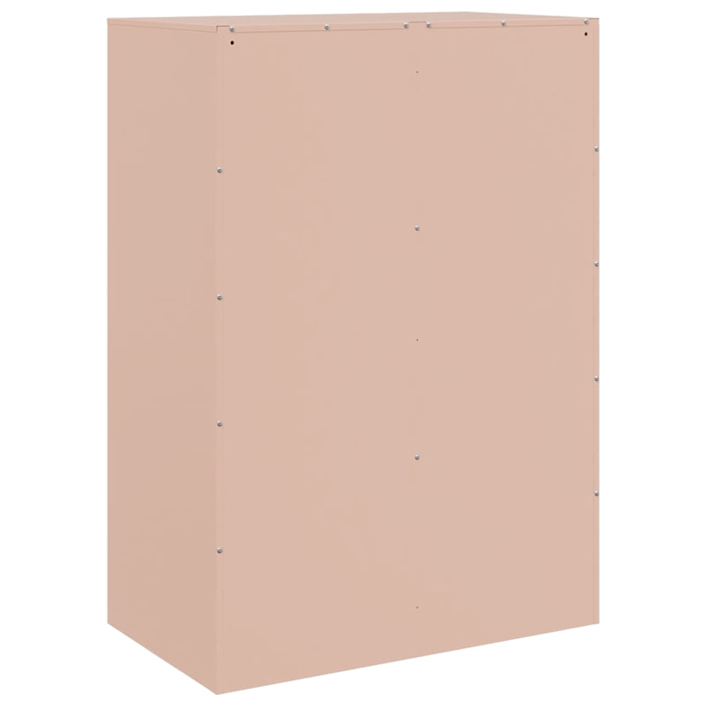 Ραφιέρα Ροζ 67x39x95 εκ. από Ατσάλι 9