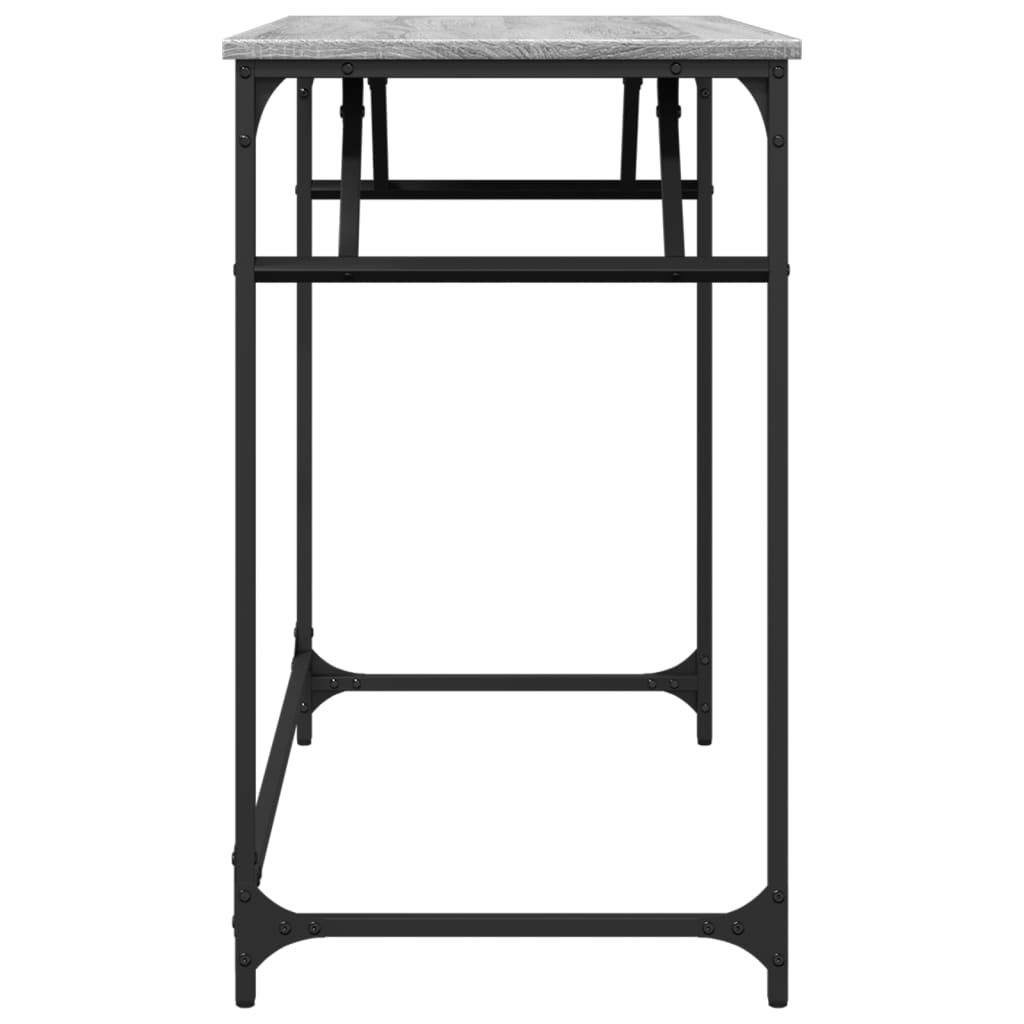 Γραφείο Γκρι Sonoma100x45x76εκ Επ. Ξύλο/Ατσάλι Ηλ. Βαφή Πούδρας 6