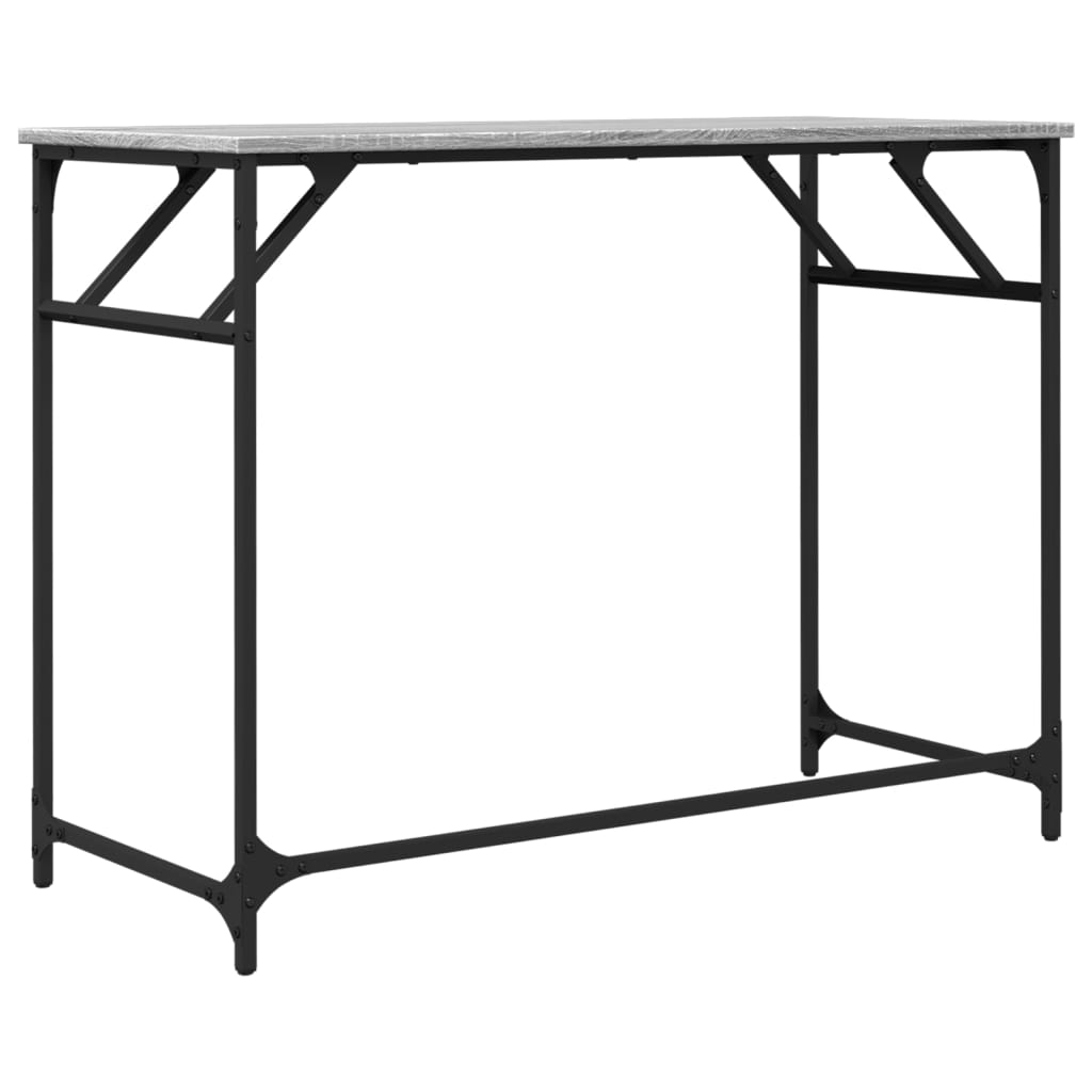 Γραφείο Γκρι Sonoma100x45x76εκ Επ. Ξύλο/Ατσάλι Ηλ. Βαφή Πούδρας 7