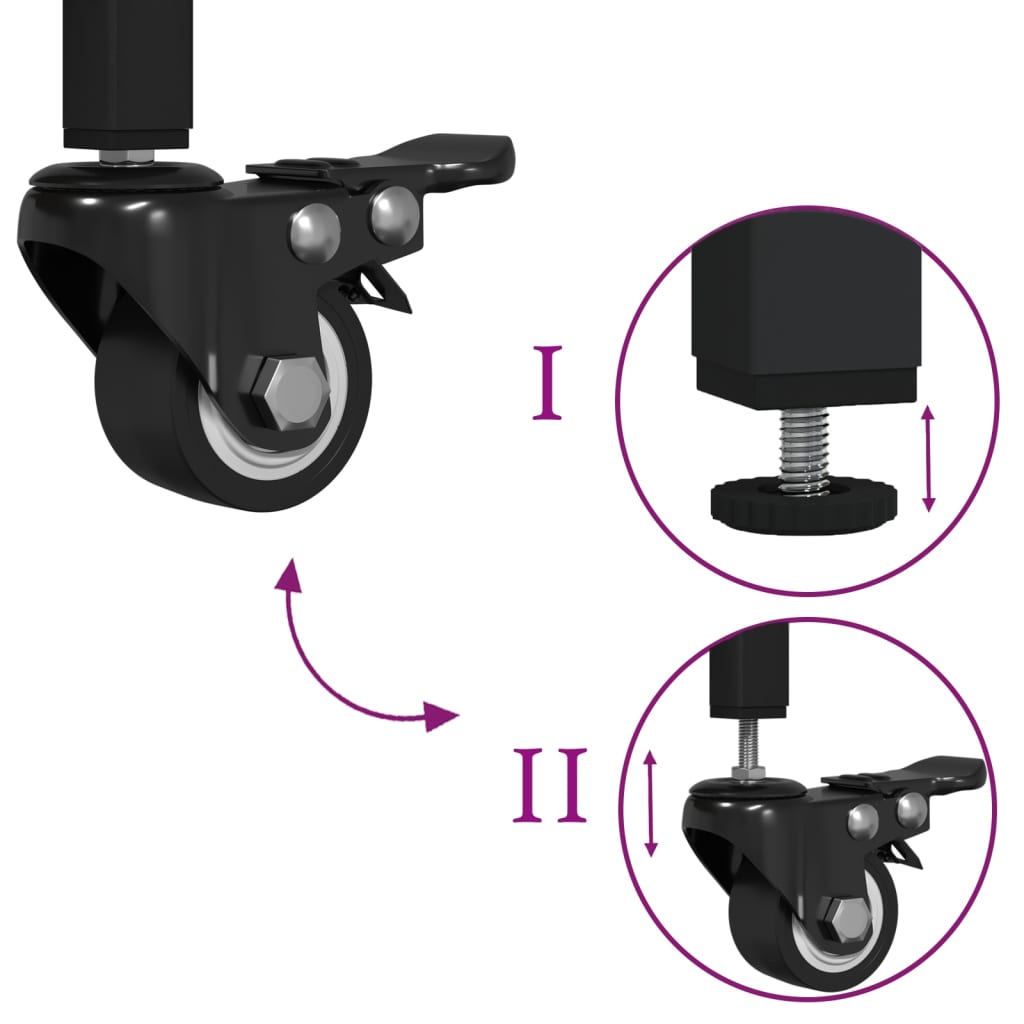 Τρόλεϊ Κουζίνας Καπνιστή Δρυς 87,5x38,5x84,5 εκ. Επεξ. Ξύλο 12