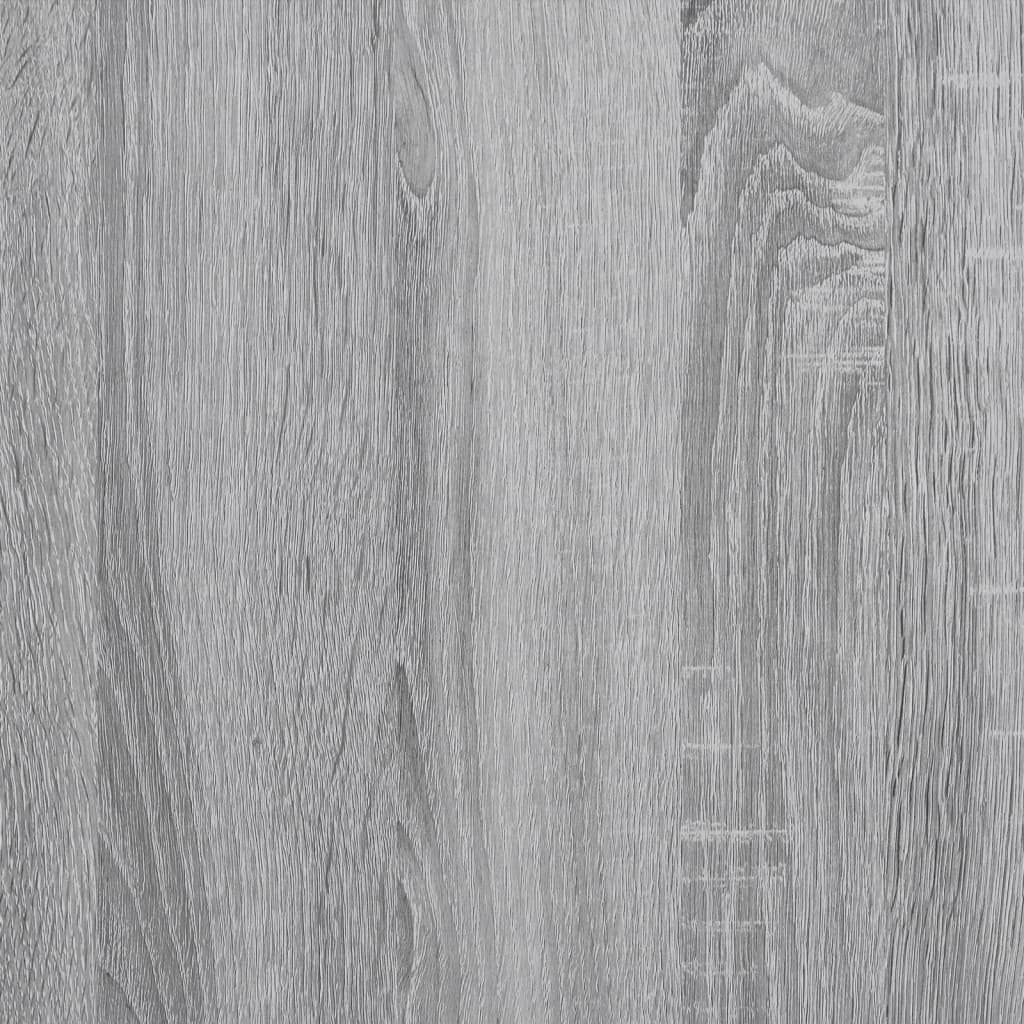 Βιβλιοθήκη Σκάλα 4 Ράφια Γκρι Sonoma 139x33,5x149 εκ Επεξ. Ξύλο 9