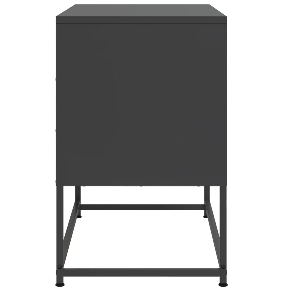 Έπιπλο Τηλεόρασης Μαύρο 68,5 x 39 x 60,5 εκ. Ατσάλινο 7
