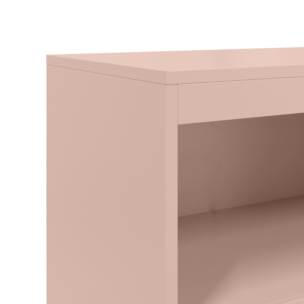 Ραφιέρα Ροζ 68,5x38,5x123,5 εκ. από Ατσάλι 10