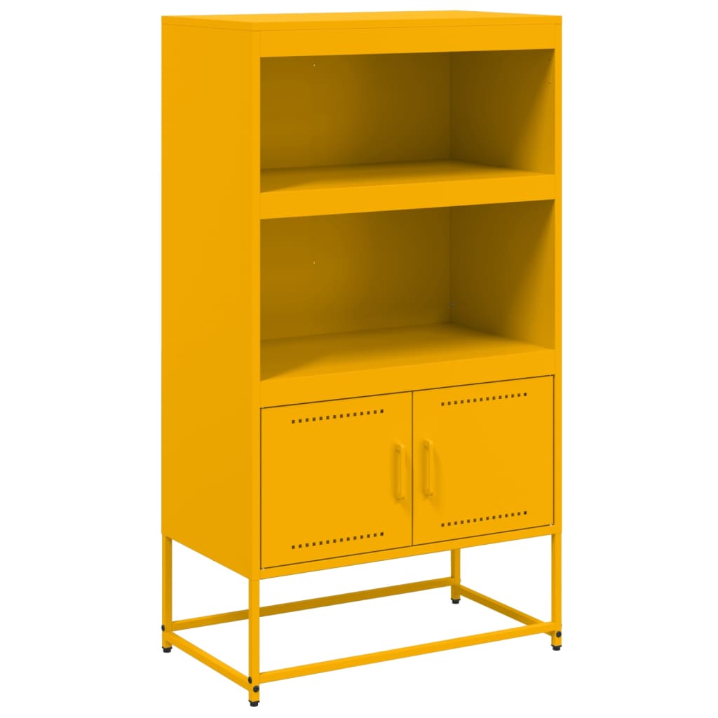 Ραφιέρα Μουσταρδί 68,5x38,5x123,5 εκ. από Ατσάλι 2