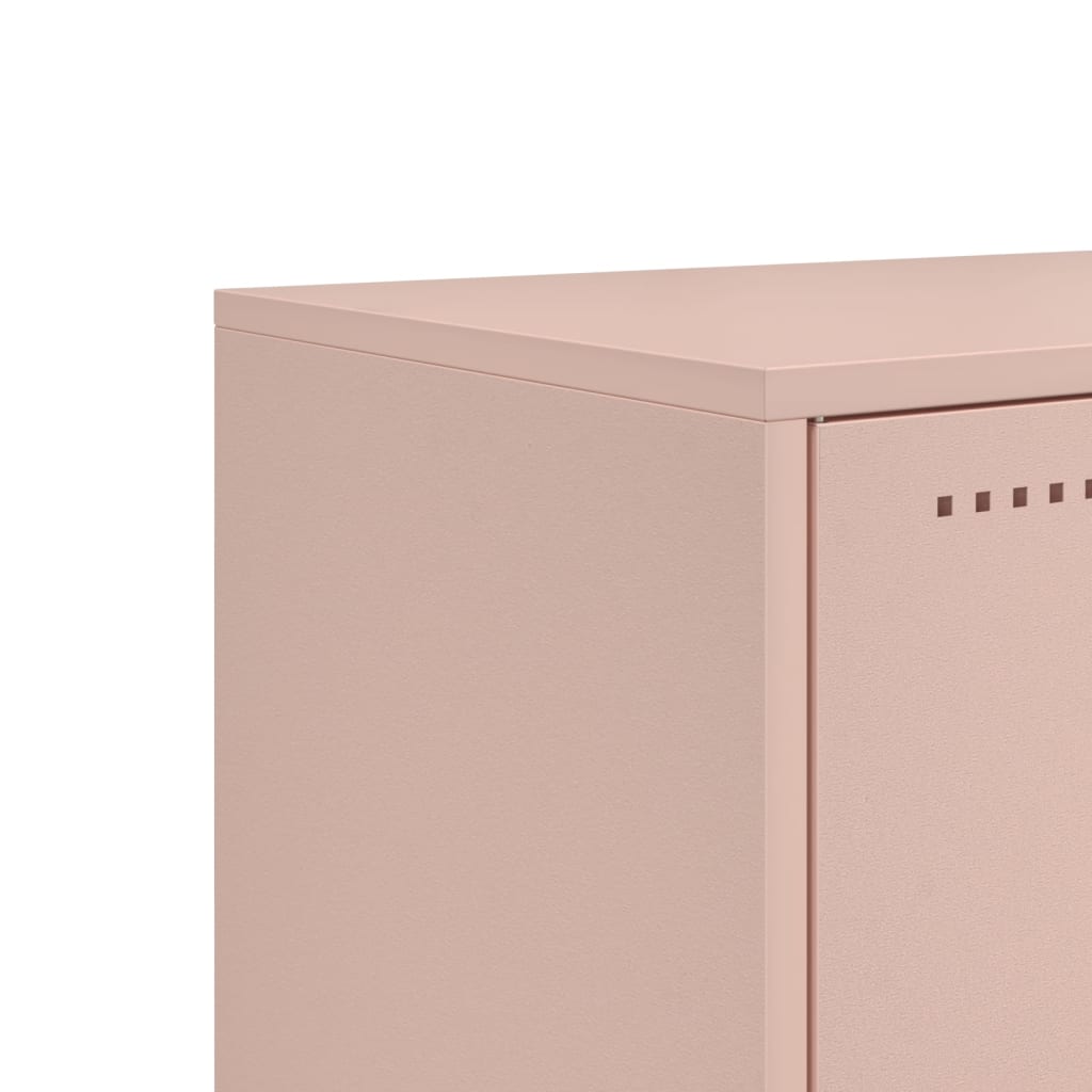Έπιπλο Τηλεόρασης Ροζ 100,5x39x60,5 εκ. από Ατσάλι 10