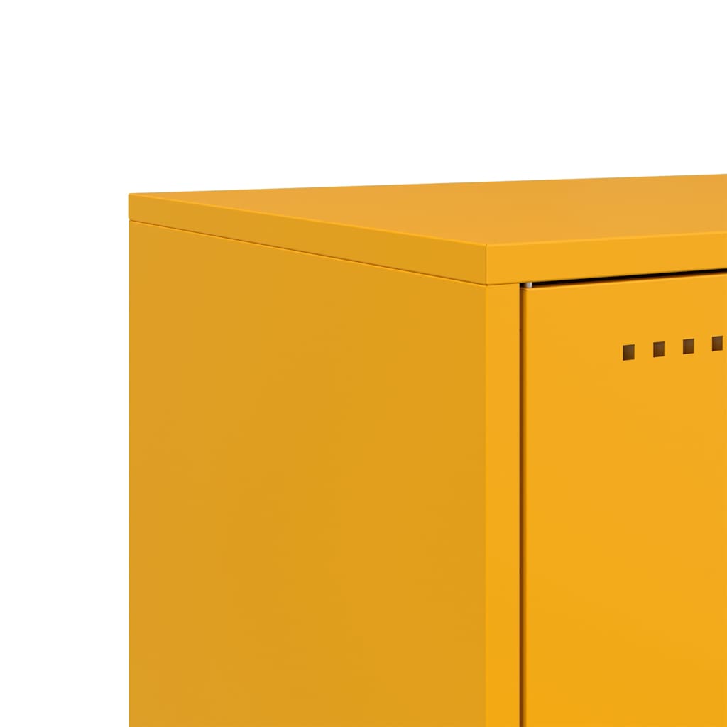 Έπιπλο Τηλεόρασης Μουσταρδί Κίτρινο 68x39x60,5 εκ. από Ατσάλι 11