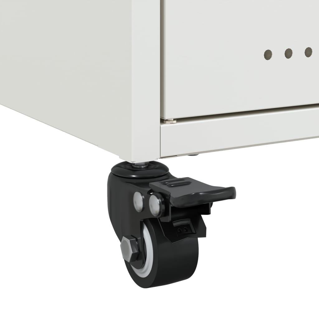 Έπιπλο Τηλεόρασης Λευκό 68 x 39 x 43,5 εκ. Χάλυβας 11