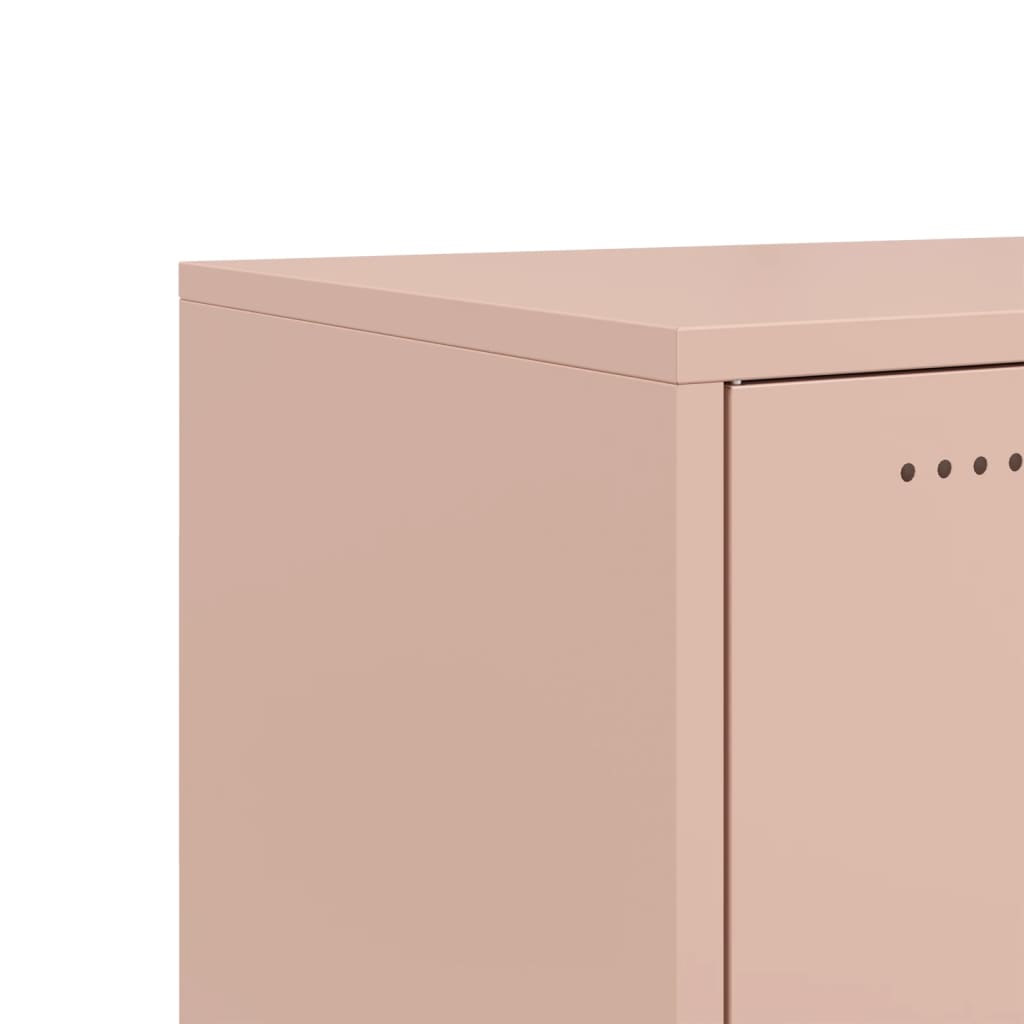 Έπιπλο Τηλεόρασης Ροζ 100,5x39x43,5 εκ. Ατσάλι 11