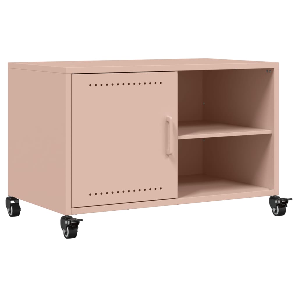 Έπιπλο Τηλεόρασης Ροζ 68 x 39 x 43,5 εκ. Χάλυβας 2
