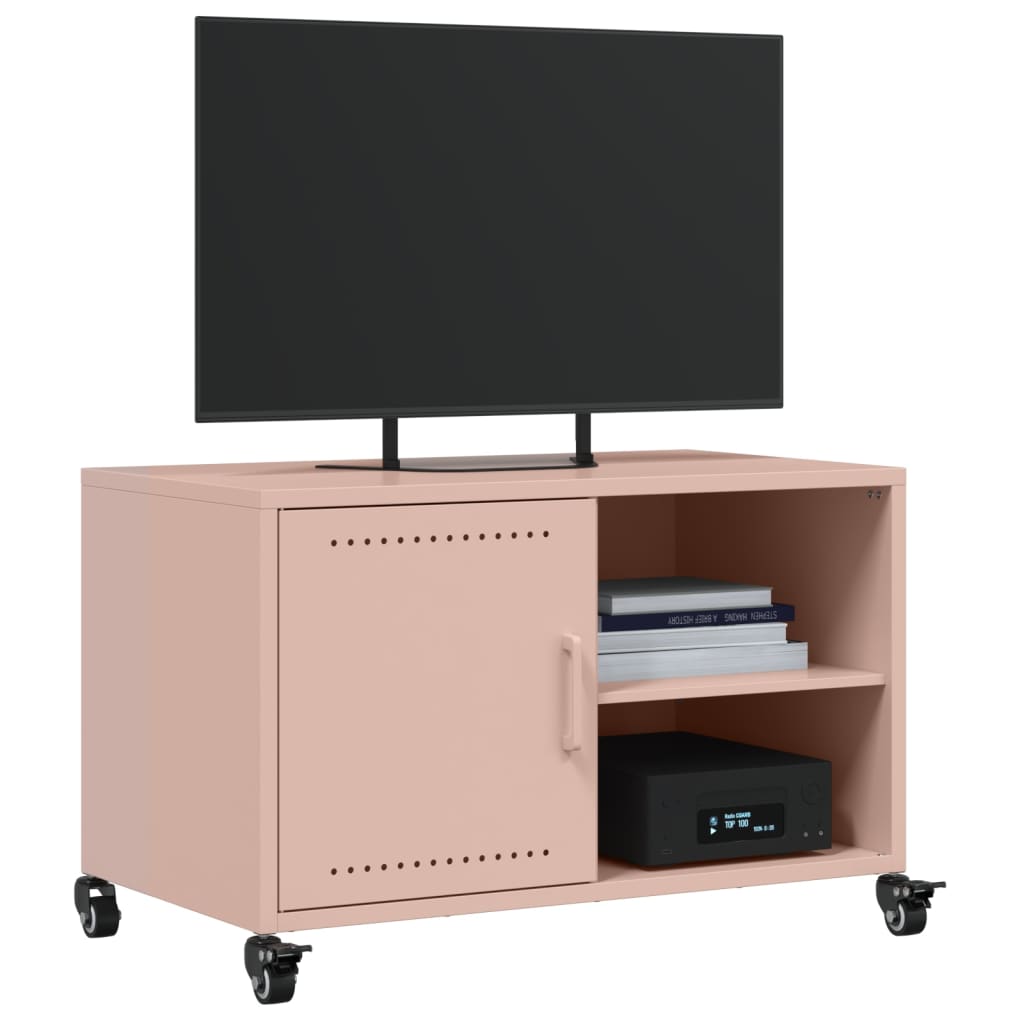 Έπιπλο Τηλεόρασης Ροζ 68 x 39 x 43,5 εκ. Χάλυβας 4