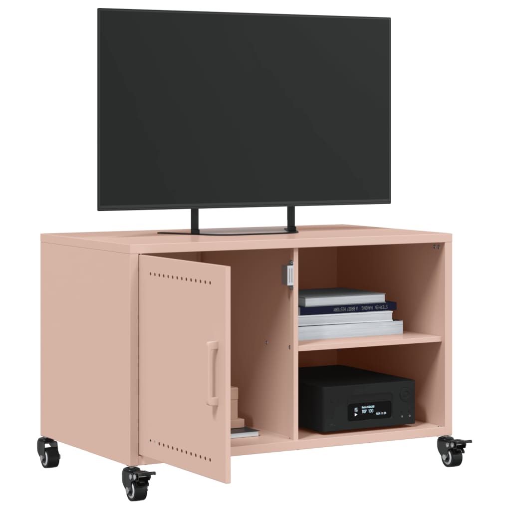Έπιπλο Τηλεόρασης Ροζ 68 x 39 x 43,5 εκ. Χάλυβας 5