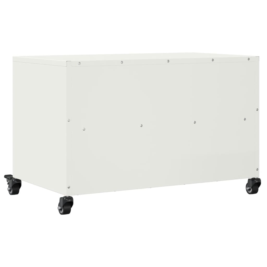 Έπιπλο Τηλεόρασης Λευκό 68 x 39 x 43,5 εκ. Χάλυβας 8