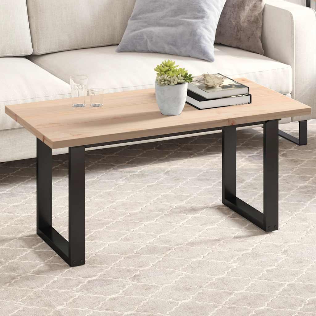 Επιφάνεια Τραπεζιού Ορθογώνια 100x50x2,5 εκ. Μασίφ Ξύλο Πεύκο 1