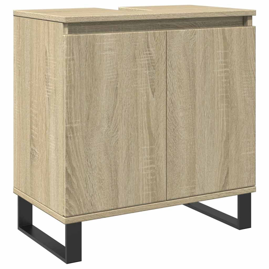 Ντουλάπι Μπάνιου Sonoma Δρυς 58 x 33 x 60 εκ. από Επεξεργ. Ξύλο 2