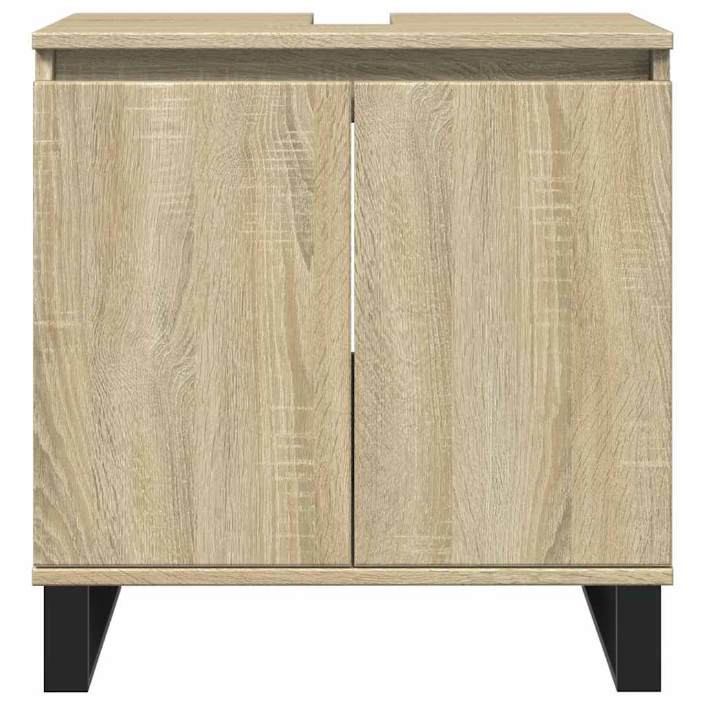 Ντουλάπι Μπάνιου Sonoma Δρυς 58 x 33 x 60 εκ. από Επεξεργ. Ξύλο 3