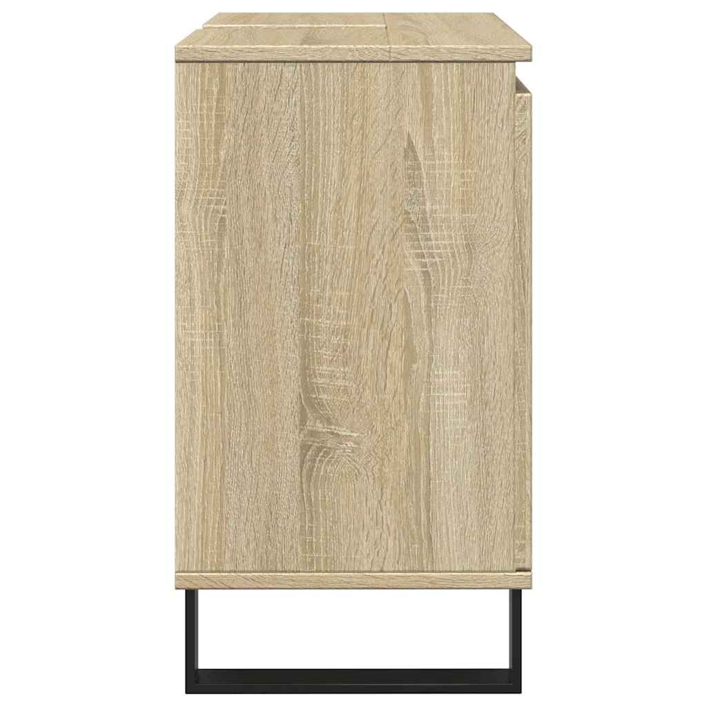 Ντουλάπι Μπάνιου Sonoma Δρυς 58 x 33 x 60 εκ. από Επεξεργ. Ξύλο 4