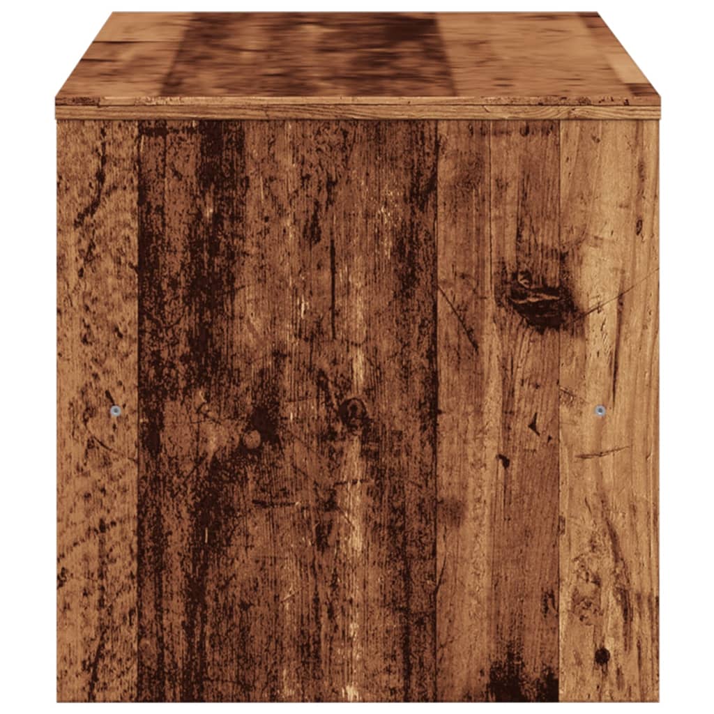 Έπιπλο Τηλεόρασης Όψη Παλαιού Ξύλου 120x40x40 εκ. Επεξ. Ξύλο 5