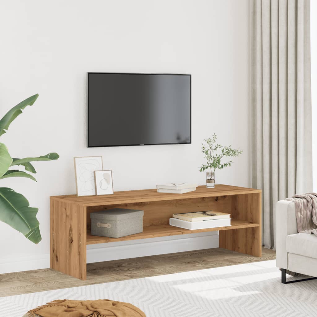 Έπιπλο Τηλεόρασης Artisian Δρυς 120x40x40 εκ Επεξεργασμένο Ξύλο 1