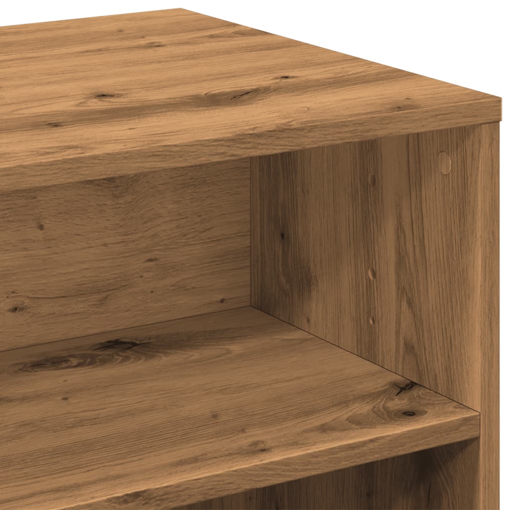 Έπιπλο Τηλεόρασης Artisian Δρυς 120x40x40 εκ Επεξεργασμένο Ξύλο 7