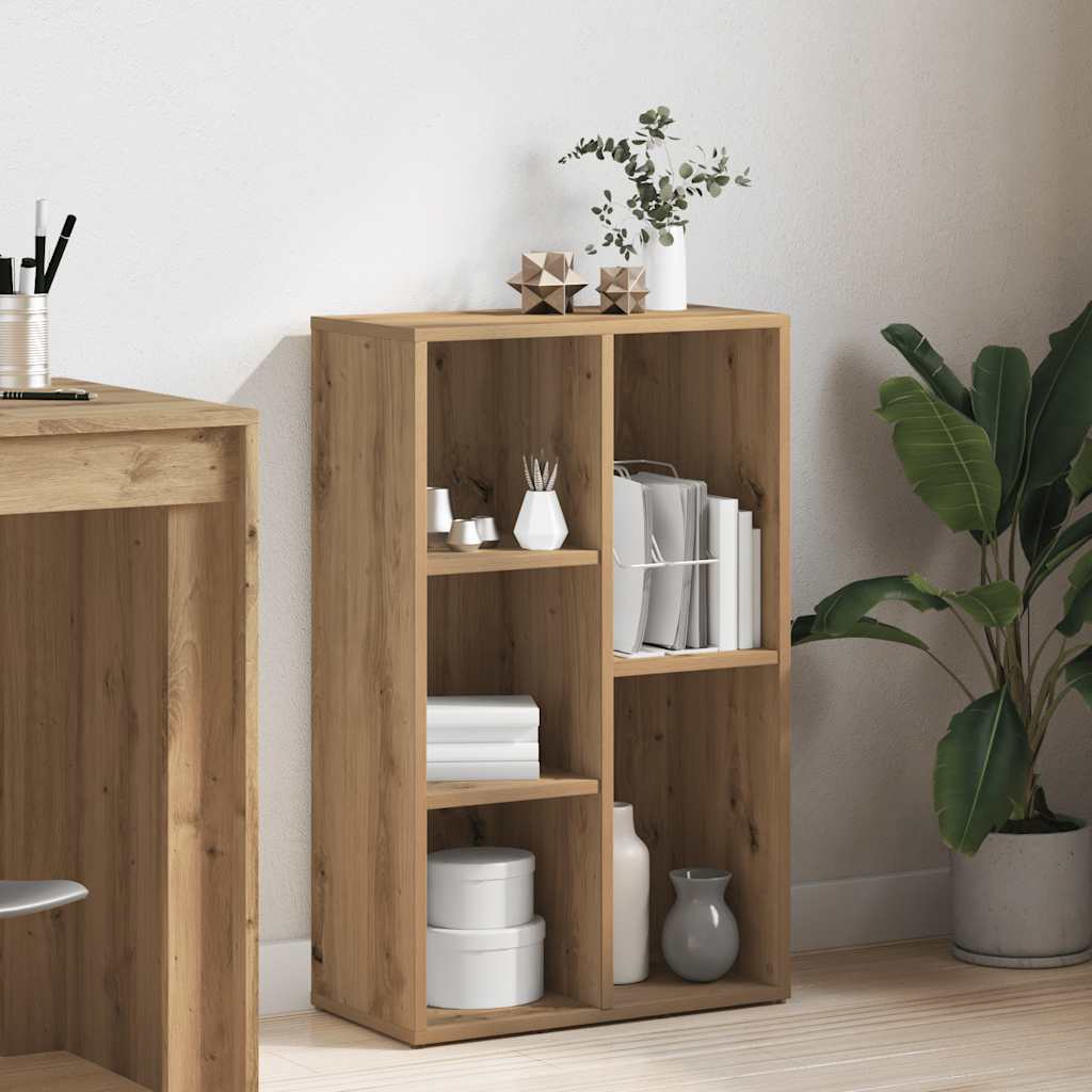 Βιβλιοθήκη Artisan Δρυς 50x25x80 εκ. Επεξεργασμένο Ξύλο 1