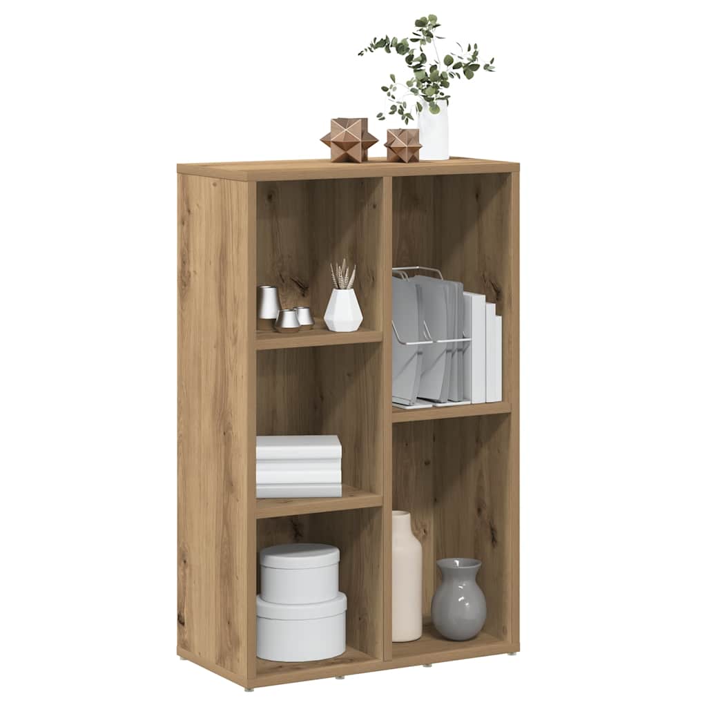 Βιβλιοθήκη Artisan Δρυς 50x25x80 εκ. Επεξεργασμένο Ξύλο 4