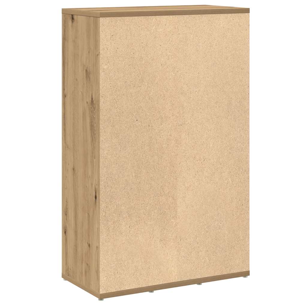 Βιβλιοθήκη Artisan Δρυς 50x25x80 εκ. Επεξεργασμένο Ξύλο 7