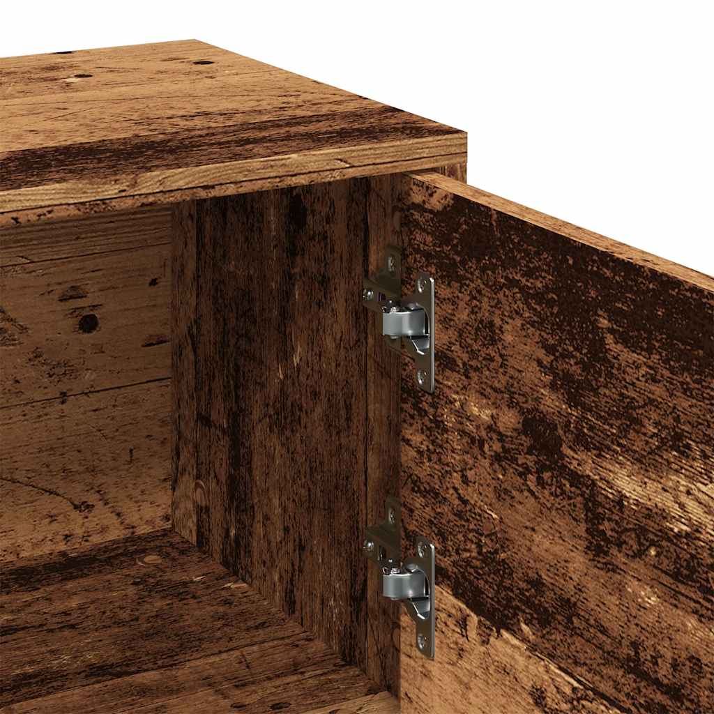 Έπιπλο Τηλεόρασης Όψη Παλαιού Ξύλου 102x30x37,5 εκ. Επεξ. Ξύλο 8