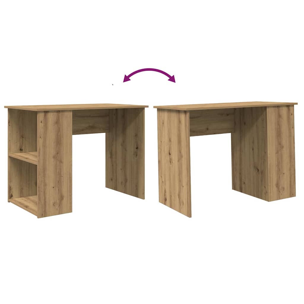 Γραφείο  Artisan Oak 100x55x75 cm Κατασκευασμένο ξύλο 7