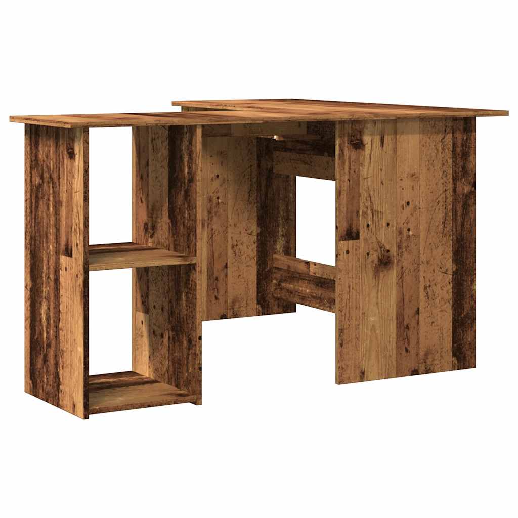Γραφείο Γωνιακό Παλιό Ξύλο 120x140x75 εκ. Επεξεργασμένο Ξύλο 6