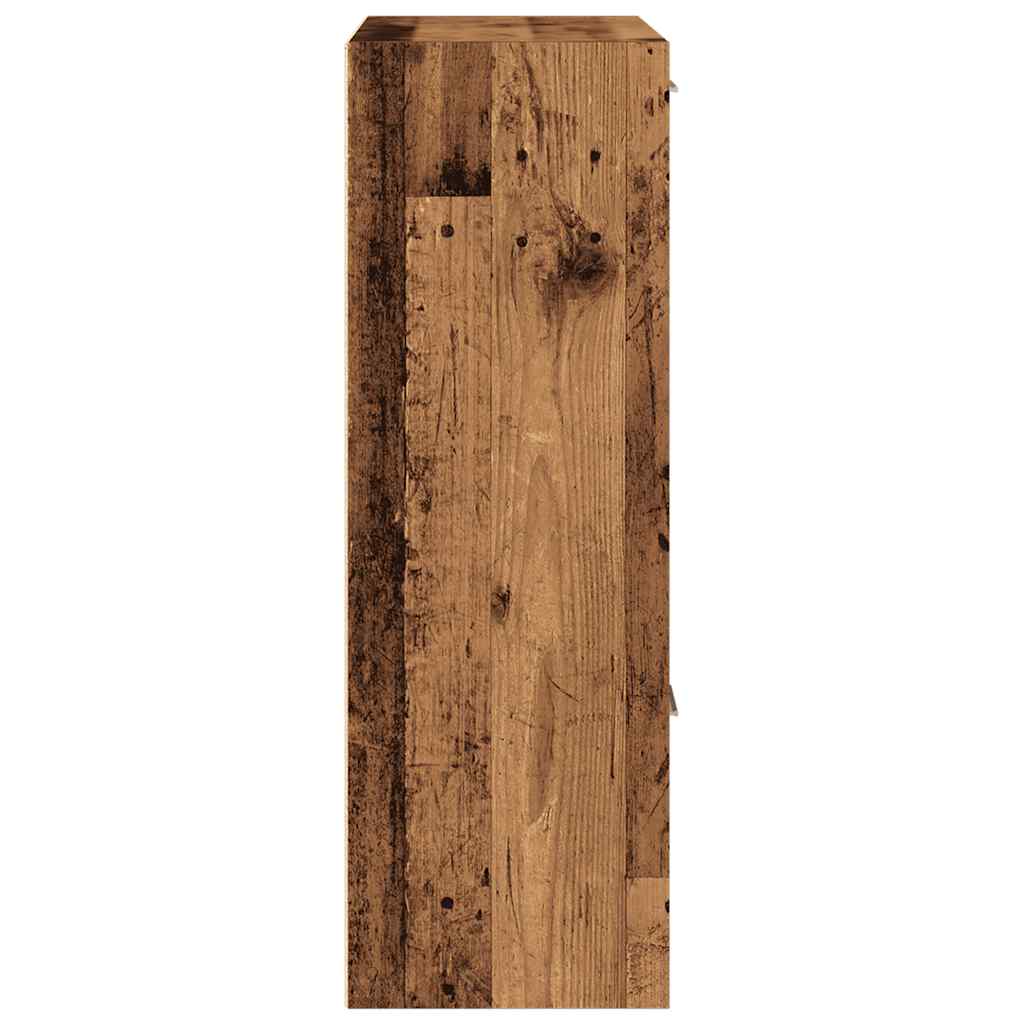 Βιβλιοθήκη Παλαιό ξύλο 60,5x30x90 cm Ξύλινη κατασκευή 7