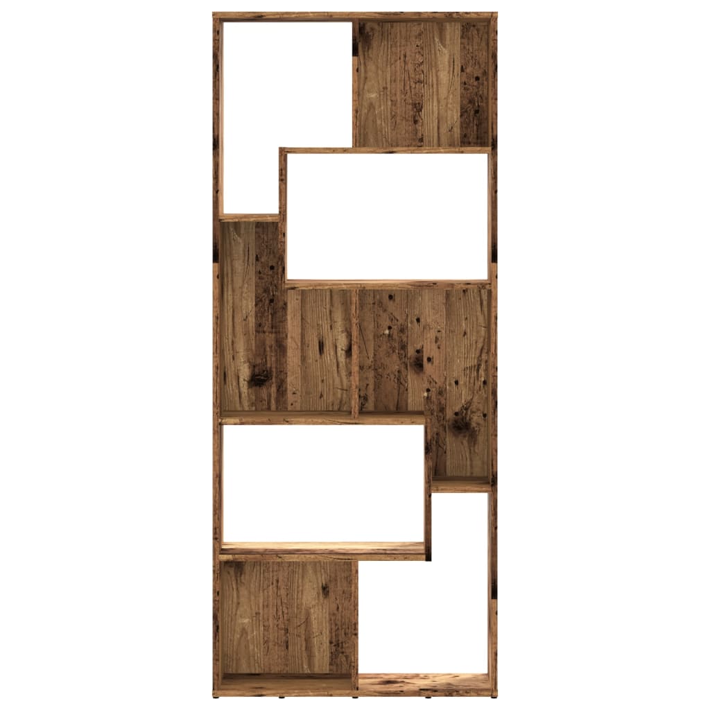 Βιβλιοθήκη Όψη Παλαιού Ξύλου 67x24x161 εκ. Επεξεργασμένο Ξύλο 5